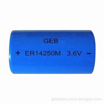 1,200mAh Lithium Thionyl Chloride Battery with -76 to +185°F Operating Temperature